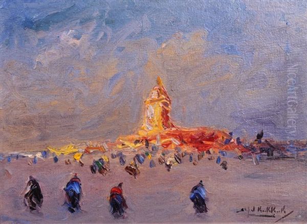 Hacia El Templo Oil Painting by Stephen Robert Koekkoek