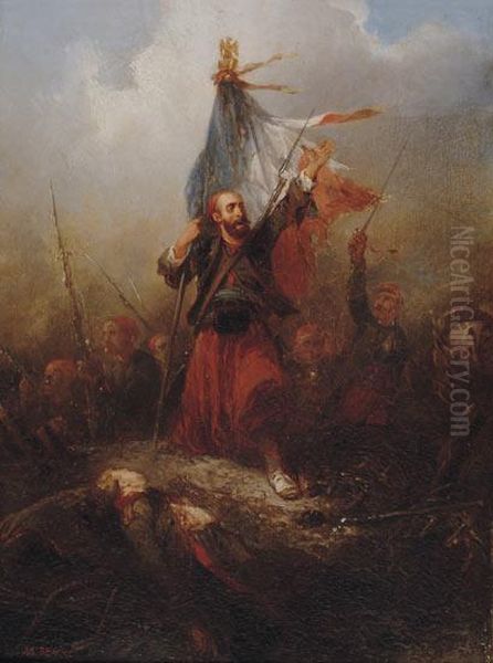 Le Zouave Oil Painting by Jean-Adolphe Beauce