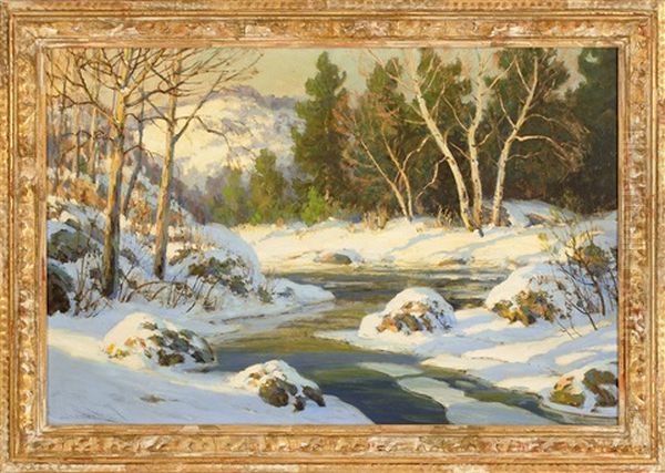 Sunshine In The Catskills Oil Painting by Walter Koeniger