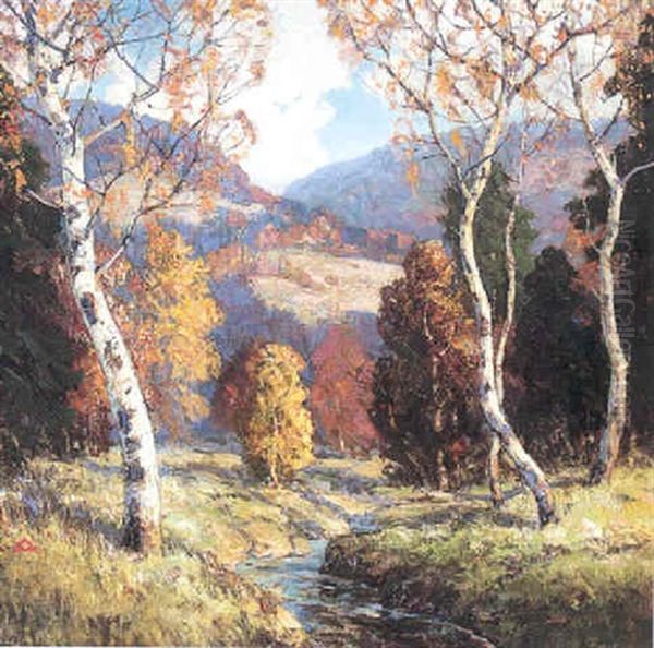 October Oil Painting by Walter Koeniger