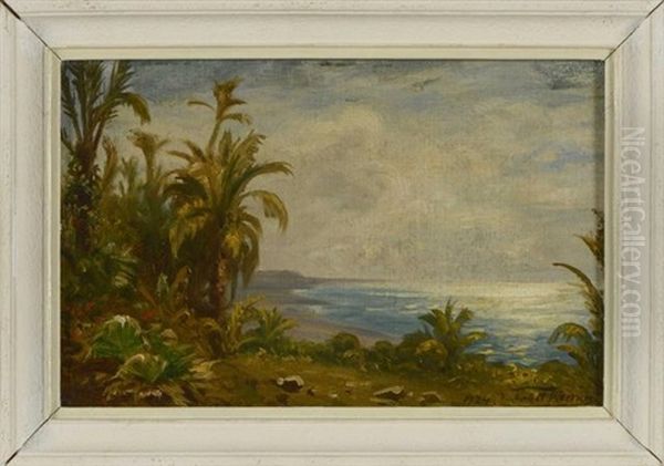 Bordighera Oil Painting by Ernest Karl Eugen Koerner