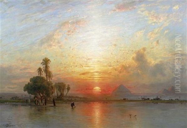 Sicht Auf Memphis by Ernest Karl Eugen Koerner