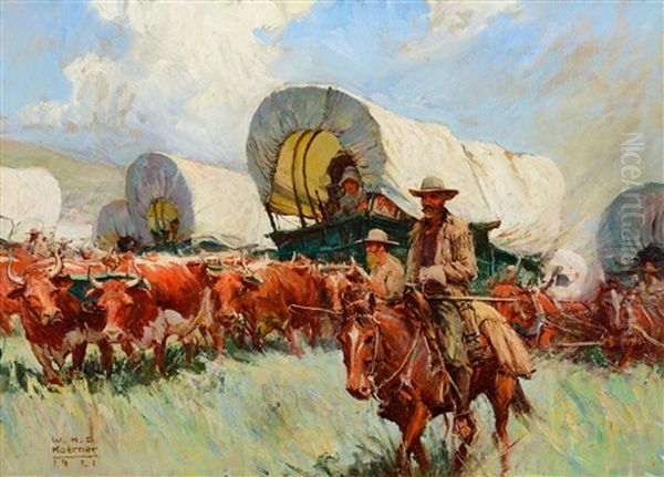 The Covered Wagon by William Henry Dethlef Koerner