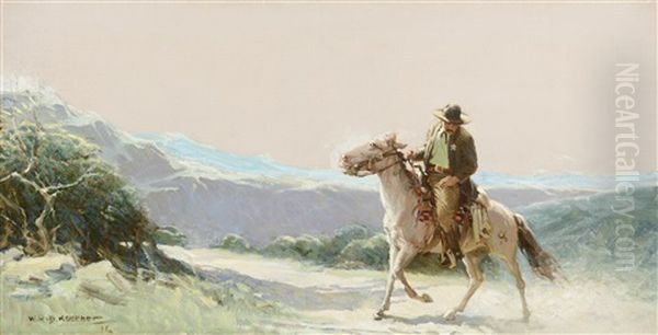 On The Trail Oil Painting by William Henry Dethlef Koerner