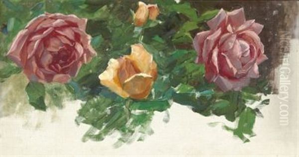 Rosen (study) Oil Painting by Alexander Max Koester