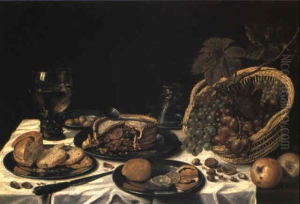 Tavola Imbandita Oil Painting by Roelof Koets the Elder