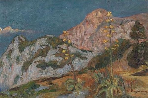 View Of Paleokastritsa, Corfu by Lykourgos Kogevinas