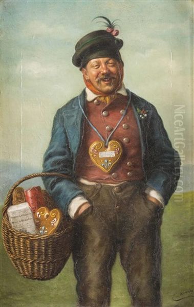 Der Lebkuchenverkaufer by Ludwig Dominik Kohrl