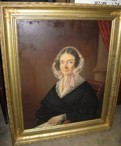 Portrait De Madame Oil Painting by Beaumont