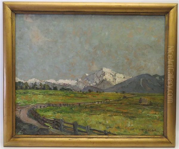 Der Ortler - Sudtirol Oil Painting by Ernst Kolbe