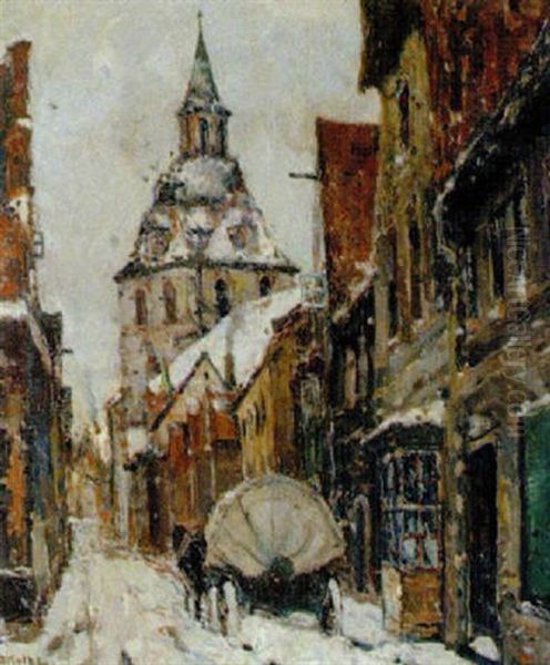 Altes Stadtchen by Ernst Kolbe