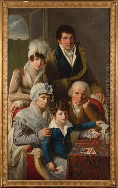 Portrait De Famille Autour D