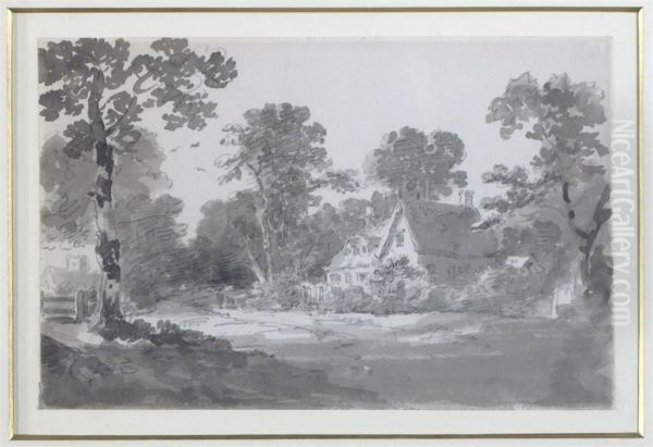 Camps, Cambridgeshire Oil Painting by George Howland Beaumont