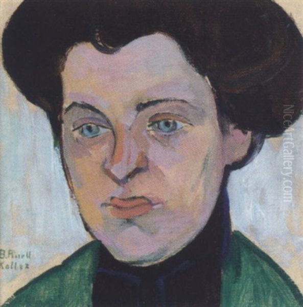 Etka (etka Herzig, Schwester Der Kunsterlin) Oil Painting by Broncia Koller-Pinell