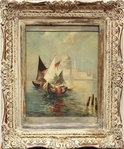 Sailing Ships Oil Painting by Thomas Dalton Beaumont