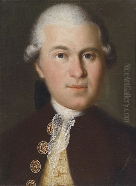 Bildnis Des Grafen Anton Franz Von Lambergsprinzenstein (?) Oil Painting by Christian Kollonitsch