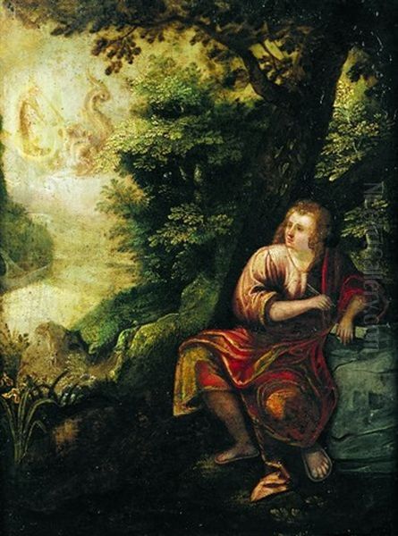 La Vision De Saint Jean Oil Painting by Johann (Hans) Konig