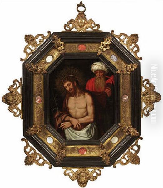 Ecce Homo Oil Painting by Johann (Hans) Konig