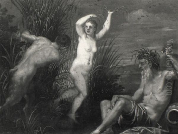 Apollon Et Daphne Oil Painting by Johann (Hans) Konig