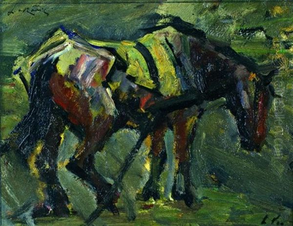 Pferd Oil Painting by Leo von Koenig