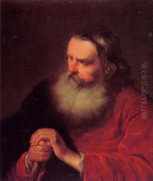 Brustbildnis Eines Philosophen Oil Painting by Salomon Koninck