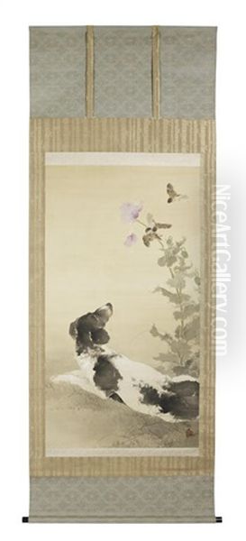 Kakejiku (vertical Hanging Scroll) Oil Painting by Okoku Konoshima