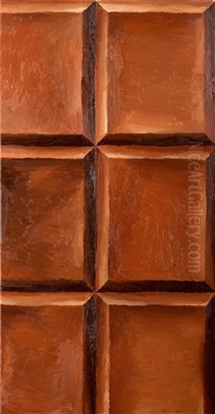 Cropped Chocolate Oil Painting by Viktor Kopp