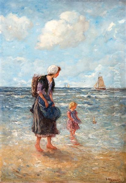 The Little Sailingboat Oil Painting by Cornelis Koppenol