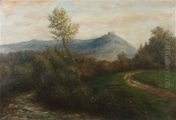 Herbst Auf Der Schwabischen Alb Oil Painting by Julius Kornbeck