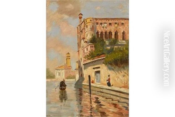 In Venedig Oil Painting by Ernst Koerner