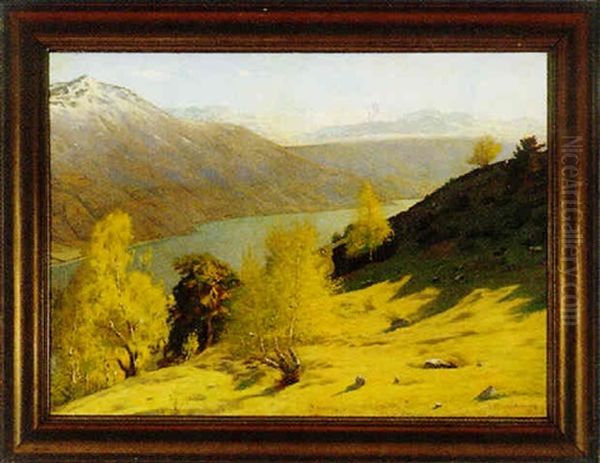 Parti Fra Kvarberg, Guldbrandsdalen by Valdemar Kornerup