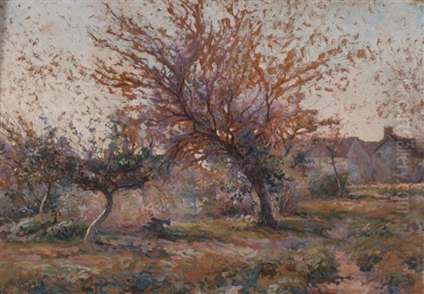 Le Verger En Automne Oil Painting by Michel Korochansky