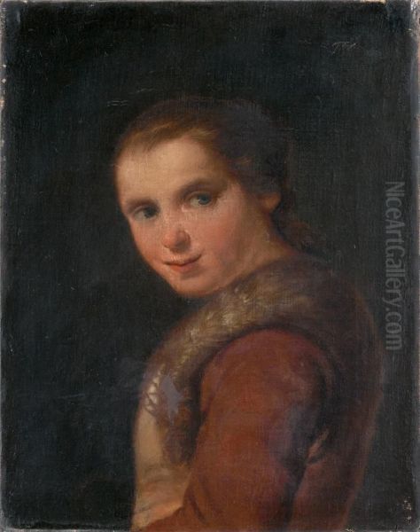 Ritratto Di Fanciulla Oil Painting by Antonio Beccadelli