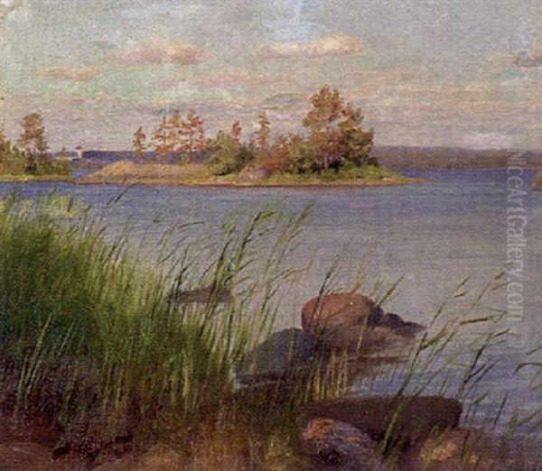 Strandvass Oil Painting by Johan Elis Kortman