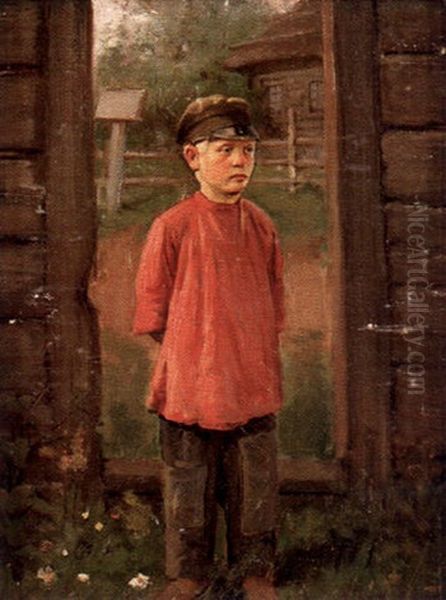 Gosse I Dorroppning Oil Painting by Aleksei Ivanovich Korzukhin