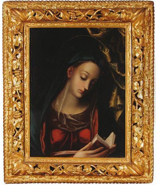 Madonna Del Libro Oil Painting by Domenico Beccafumi