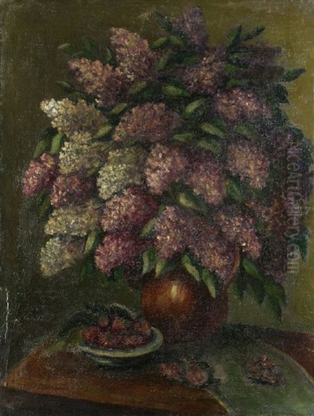 Blumenstilleben Oil Painting by Nikolaij Andreevits Koshelev