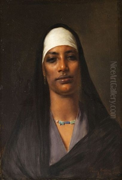 La Jeune Egyptienne Oil Painting by Franz Xavier Kosler