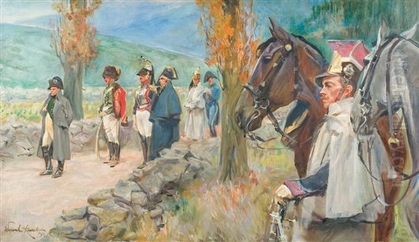 Before The Charge At Somosierra Valley Oil Painting by Woiciech (Aldabert) Ritter von Kossak