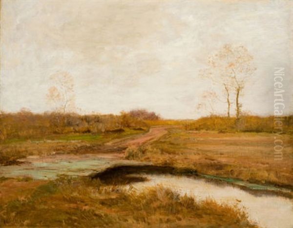 Southfield Marshes, Staten Island Oil Painting by Frederick William Kost