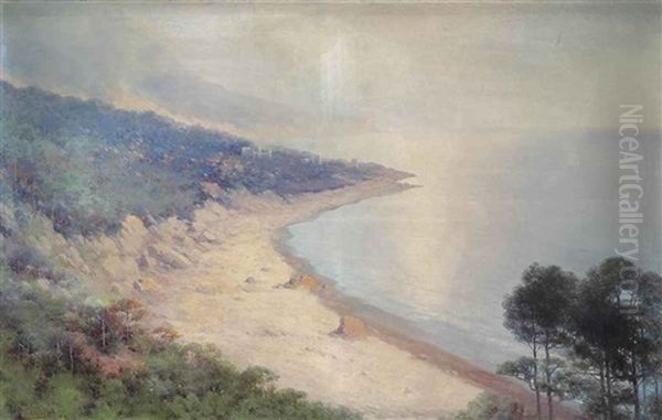 The Crimean Coast Oil Painting by Kharlampi Kostandi