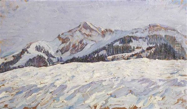 Obersalzberg Oil Painting by Jo (van Hattem) Koster