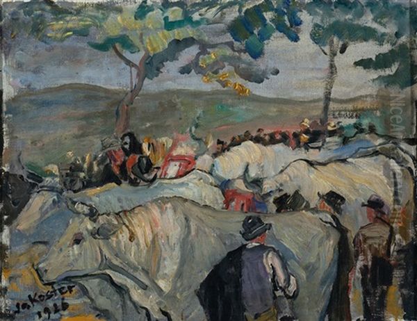 Cattle Market by Jo (van Hattem) Koster