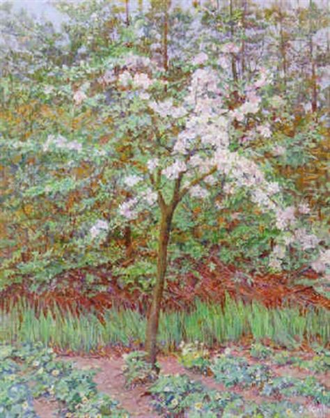 A Blossoming Apple Tree by Jo (van Hattem) Koster