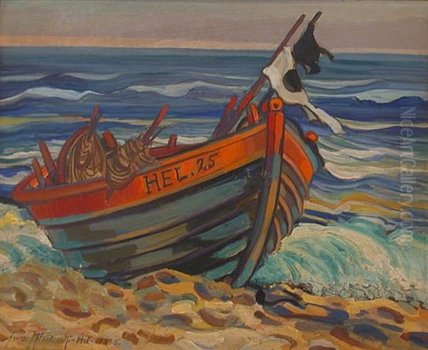 Hel Oil Painting by Janusz Kotarbinski