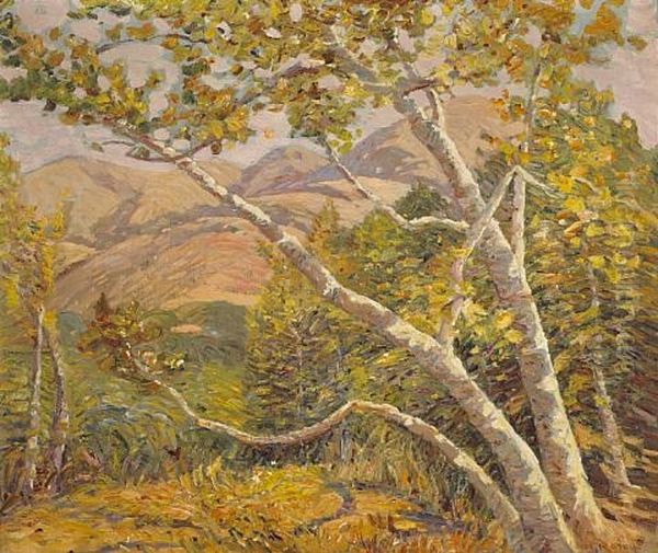 Carmel Valley Oil Painting by George Kotch