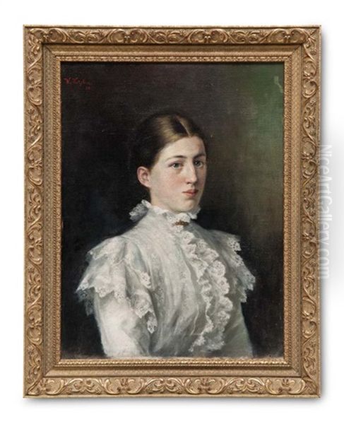 Portrait Der Jungen Grosfurstin Und Zarenschwester Olga Alexandrovna Romanova Oil Painting by Wilhelm von Kotzebue