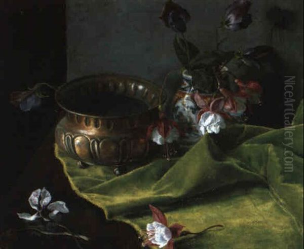 Blumenstilleben Oil Painting by Wilhelm von Kotzebue