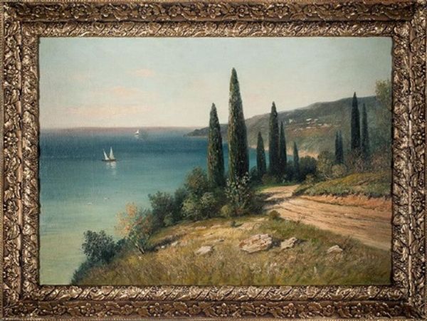 19c Oil Painting Efim Volkov ( Russian 1844-1920) Oil Painting by Ivan Ivanovitch Kowalski