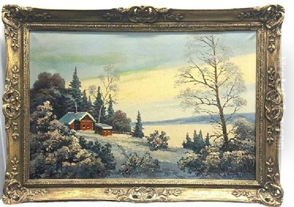 Antique Russian Painting Ivan Kowalski(1839-1937) Oil Painting by Ivan Ivanovitch Kowalski